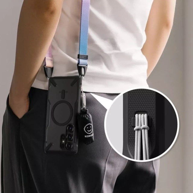 Etui do Samsung Galaxy S25 Ultra Ringke Fusion X Magnetic MagSafe Black