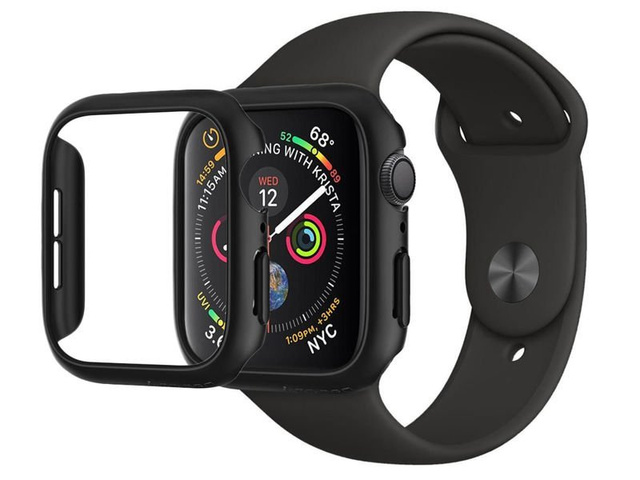 Etui Spigen Thin Fit для Apple Watch Series 4/5/6/SE 44mm Black