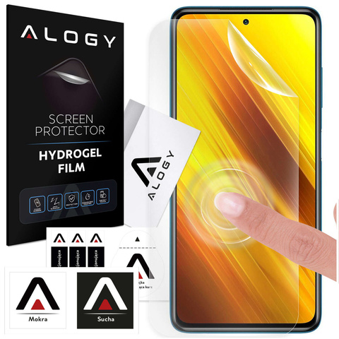 Hydrogel Film for Xiaomi Poco X3 NFC / X3 PRO / Redmi Note 9S / Redmi Note 9 Pro Phone Screen Protector Alogy Hydrogel Film