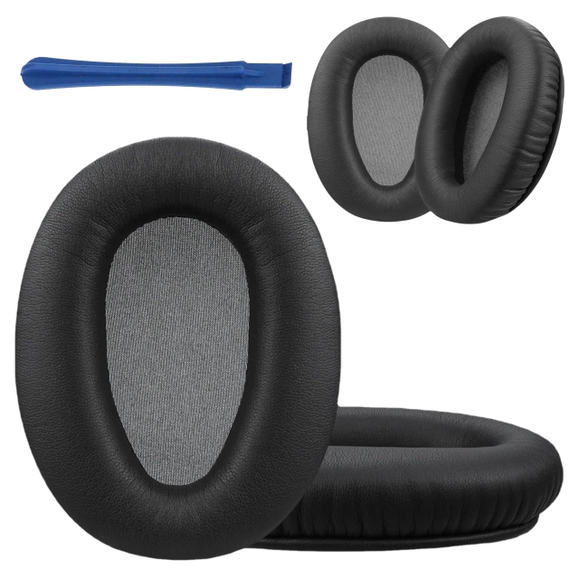2x Ersatz-Ohrpolster für SONY WH-CH700N MDR-ZX770BN ZX Kopfhörer, Schwarz