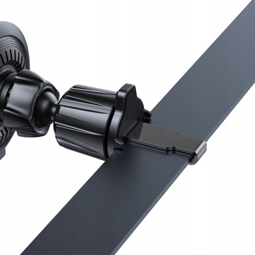 Magnetic car holder MagSafe with a 15W charger for the car grill Vent Car black