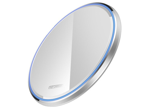 Qi Alogy Fast Charger USB-C Type C 15W Білий індукційний зарядний пристрій