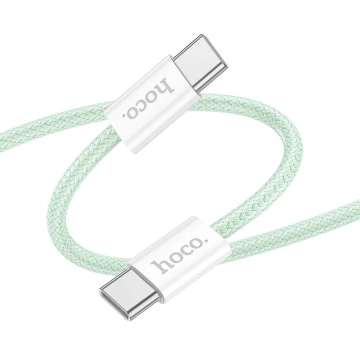 HOCO Kabel Typ-C auf Typ-C X104 1m Grün PD 60W QC 3.0 Schnellladung