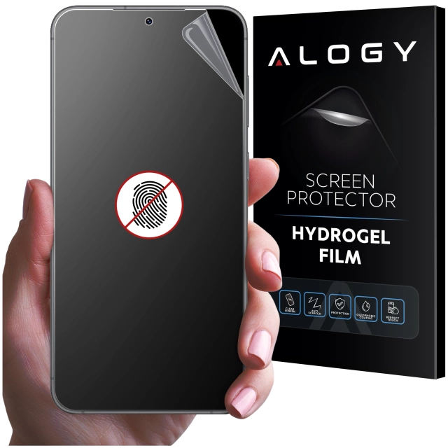 "MATNÁ" fólie pro Samsung Galaxy S23 Hydrogel Alogy Displej HydroSkin Matte Pro™ pro pouzdro "FRGERPRINT FREE"