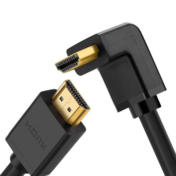 UGREEN HD103 Кабель HDMI - HDMI кутовий, 4K, 2 м (чорний)