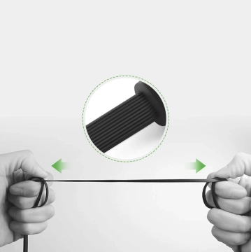 UGREEN kábel plochý AUX audio kábel 3,5 mm mini jack 0,5 m čierny (AV119 10596)