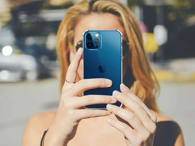 Pancierové puzdro ShockProof Alogy pre Apple iPhone 12 Pro Max transparentné