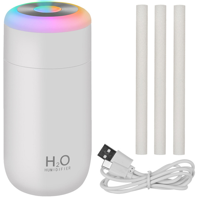 Air humidifier aroma diffuser LED Aromatherapy USB White