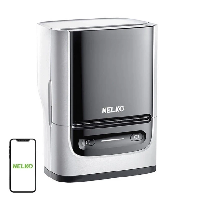Nelko PM220 Bluetooth USB-C Thermo-Etikettendrucker Weiß