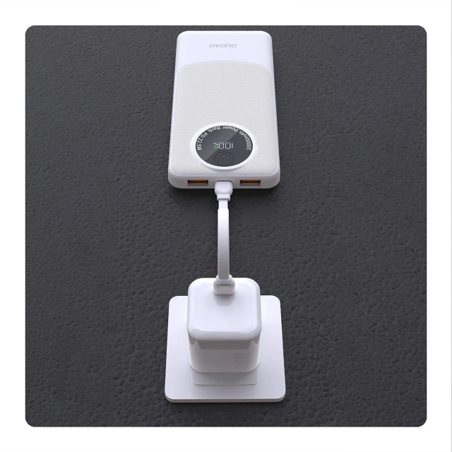 Powerbank Dudao K12Pro 20000mAh 22.5W USB-C USB-A Biały