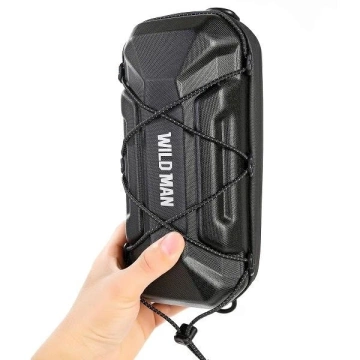 Сумка для велосипеда Wildman XT17 1L на винос PU EVA водонепроникна чорна