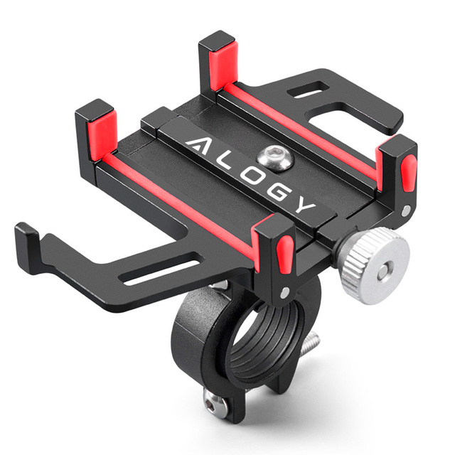 Alogy Bike Phone Phone Holder 55-95mm for Bicycle Bike Motor Scooter Чорний
