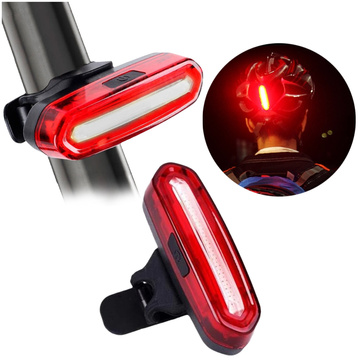 Starke LED-Fahrradrückleuchte USB Alogy Licht wasserdichte Beleuchtung für Fahrrad Rot