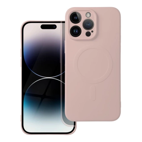 Silikonový kryt Mag Cover pro IPHONE 14 PRO MAX růžový