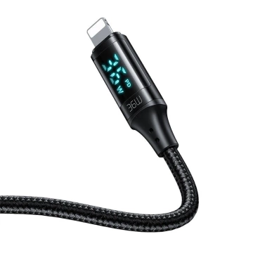 Кабель Mcdodo CA-1030 USB-C до Lightning, 36 Вт, 1,2 м (чорний)