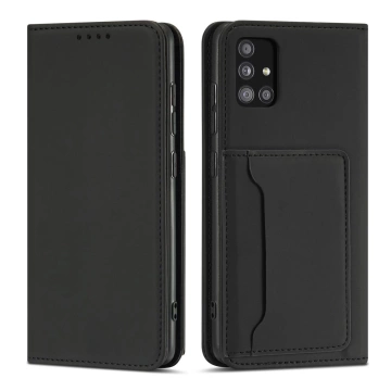 Puzdro na magnetickú kartu pre Xiaomi Redmi Note 11 Pro Pouch Wallet Card Holder Black