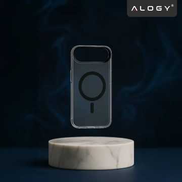 Kryt pre Apple iPhone 16 Pro Max Alogy MagSafe Hybrid Matte Case Matný kryt s ochranou šošovky čierny