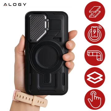 Apple iPhone 16 Pro Max Case Alogy Anti-Shock Hybrid Case for MagSafe Clear