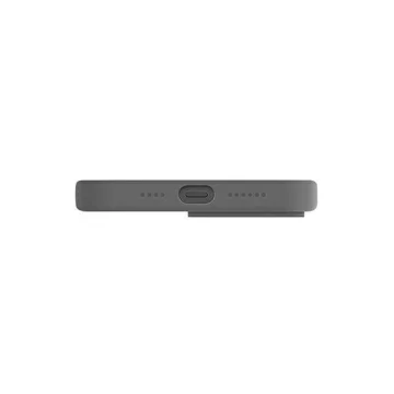 Чохол UNIQ Lino Hue iPhone 13 6.1" gray / charcoal gray MagSafe