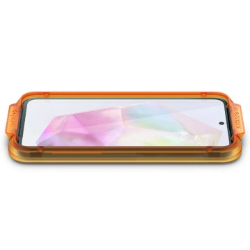 Tvrzené sklo Spigen Alm Glas.tR po 2 kusech pro Samsung Galaxy A35 5G Clear