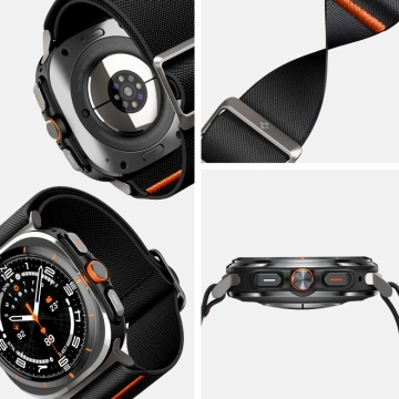 Hodinky Samsung Galaxy Watch Ultra Spigen Fit Lite Ultra (47 mm) čierne