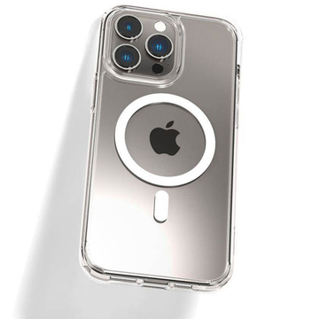 Puzdro MagSafe Puzdro Spigen Ultra Hybrid Mag pre Apple iPhone 14 Pro Max White