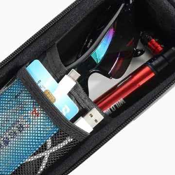 Pouzdro/držák na kolo WILDMAN XS2 rámová brašna černá/černá