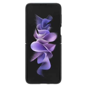 Kožené puzdro na telefón Samsung pre Galaxy Z Flip 3 zelené (EF-VF711LGEGWW)