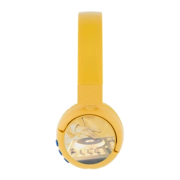 BuddyPhones POPFun Kabellose Kinderkopfhörer (Gelb)