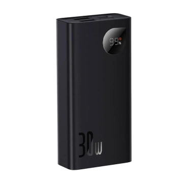 Baseus Adaman2 Powerbank 10000mAh, 2xUSB, USB-C, 30W (чорний)