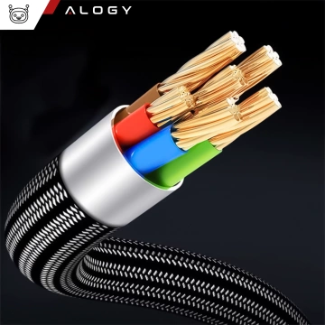 HUB-Splitter Alogy-Adapter für Computer-Laptop mit USB-C auf 3x USB-A 2.0 1x USB-A 3.0 Grau