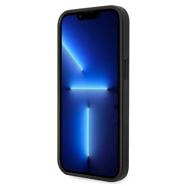 Ochranné puzdro na telefón Karl Lagerfeld KLHCP14MG2ELK pre Apple iPhone 14 Plus 6,7" pevné puzdro čierne/čierne s logom Glitter Plaque