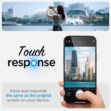 Spigen Glas.tR "EZ Fit" FC tempered glass for Apple iPhone 15 Black