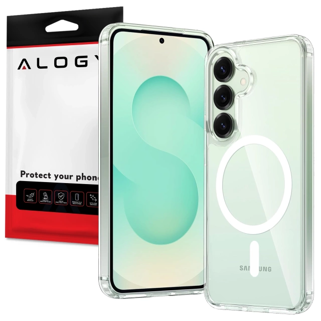 Pouzdro pro Apple iPhone 16 Pro Max Alogy Anti-Shock Hybrid Case pro MagSafe Transparent