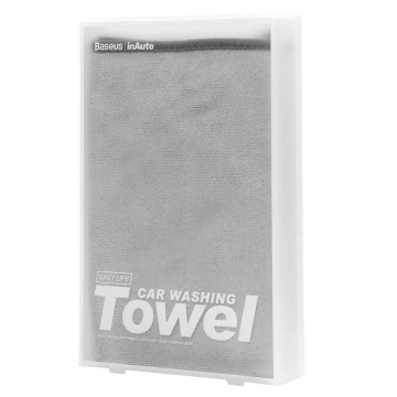 Baseus mikrovláknový ručník na sušení do auta mikrovlákno 40 cm x 80 cm šedý (CRXCMJ-A0G)