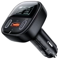 Автомобільний зарядний пристрій Acefast 101W 2x USB Type C / USB, PPS, Power Delivery, Quick Charge 4.0, AFC, FCP black (B5)