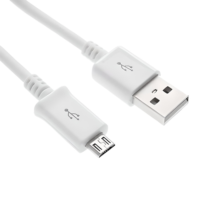 Originálny kábel Samsung ECB-DU4AWE micro USB 2.0 | biely