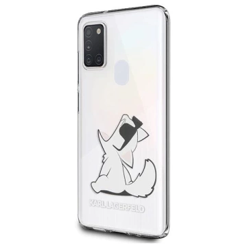 Karl Lagerfeld KLHCM21CFNRC M21 M215 pevné puzdro transparentné Choupette Fun