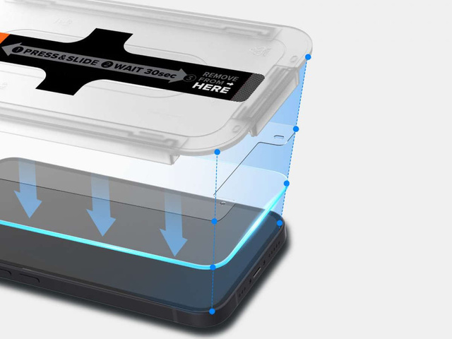 Загартоване скло Spigen Glas.tR EZ Fit для Apple iPhone 13/13 Pro