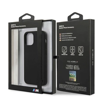 Etui BMW BMHCP12SMSILBK do iPhone 12 mini 5,4" hardcase Silicone M Collection