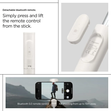 Селфі-палиця Spigen S541W зі штативом 146 см та Bluetooth-пультом дистанційного керування