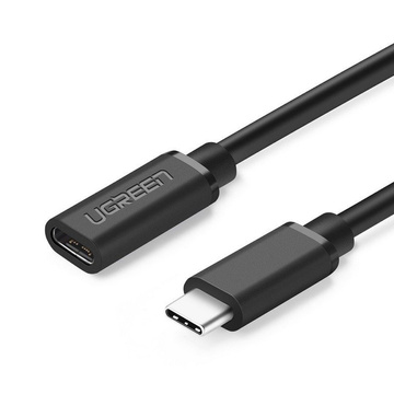 Кабель-подовжувач USB-C 3.1 UGREEN, 4K, 60W, 0.5m (чорний)