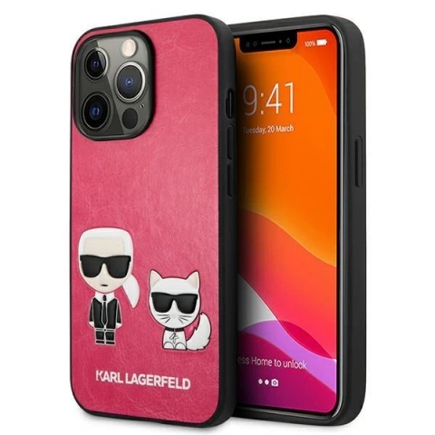 Karl Lagerfeld KLHCP13LPCUSKCP iPhone 13 Pro / 13 6.1" fuchsia/fuchsia hardcase Ikonik Karl