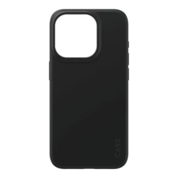 Puzdro na iPhone 15 Pro CARE od PanzerGlass Fearlessly Fashionable Black