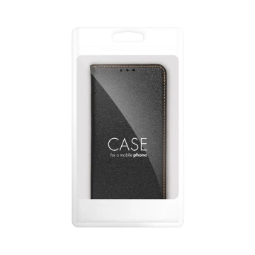 SMART PRO leather case with flap and holster for iPhone 15, black