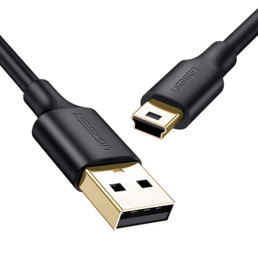 Кабель Ugreen USB - mini USB 480 Мбіт/с 1,5 м чорний (US132 10385)