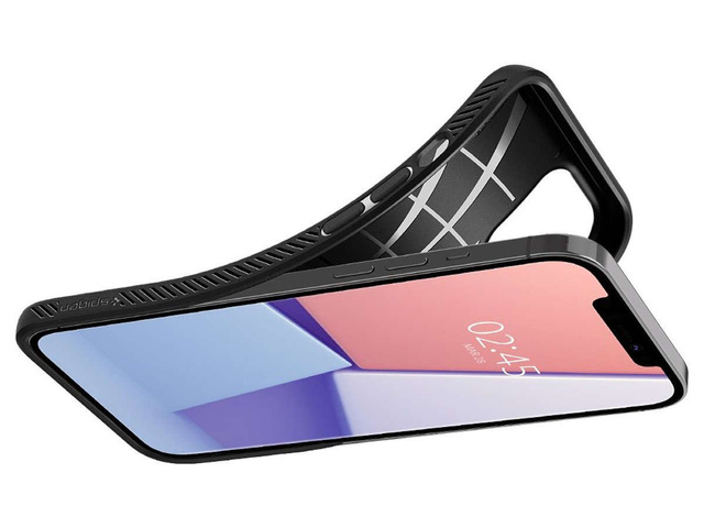 Etui Spigen Liquid Air для Apple iPhone 12/12 Pro 6.1 Matte Black