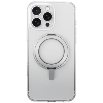 Průhledné otočné pouzdro UNIQ Swivix s 360° stojánkem pro iPhone 16 Pro