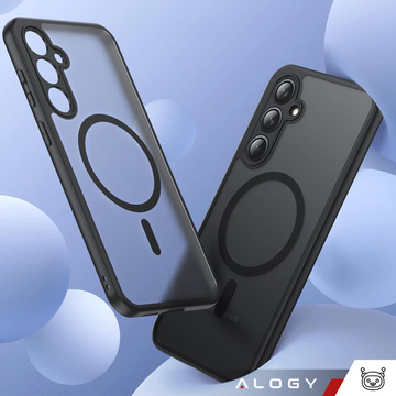 Case for Samsung Galaxy S23 FE Mag Safe Case MagMat Phone Back Cover Matte Black Glass