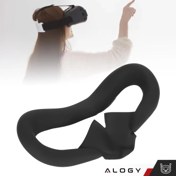 Náhradná silikónová slnečná maska ​​Alogy pre Meta Quest 3 čierna